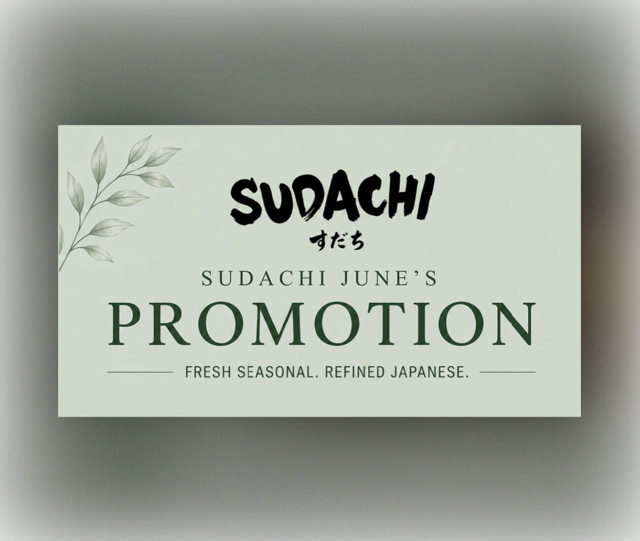 Sudachi June Promotion